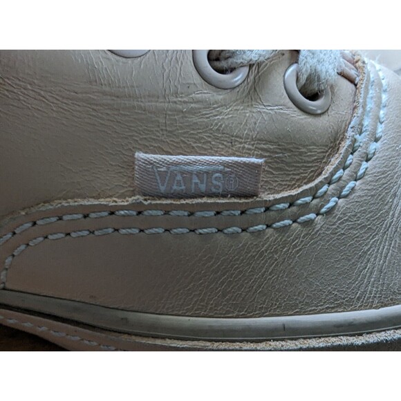 VANS AUTHENTIC LEATHER LOW TOP SNEAKER AMBERLIGHT SIZE WOMEN 7 RARE - Picture 5 of 12